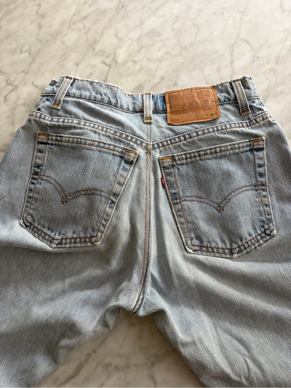 Levi's Light Blue Women's Relaxed Jeans - Classic Back Pocket Detail